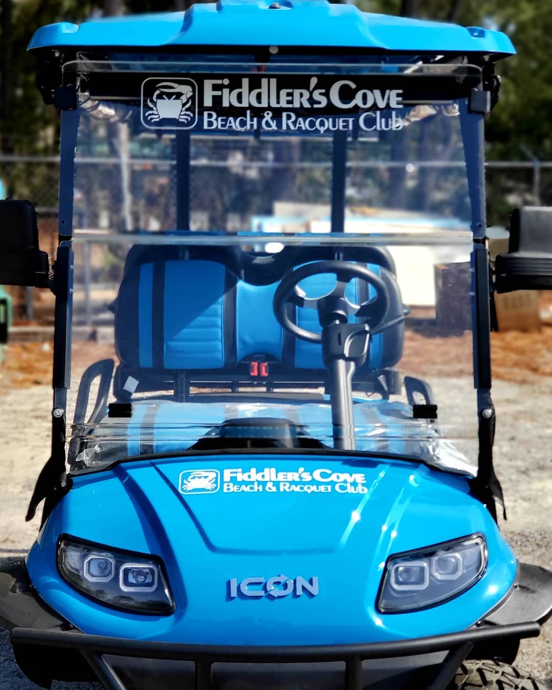 Sign Pro Plus - Simple white golf cart lettering on this...