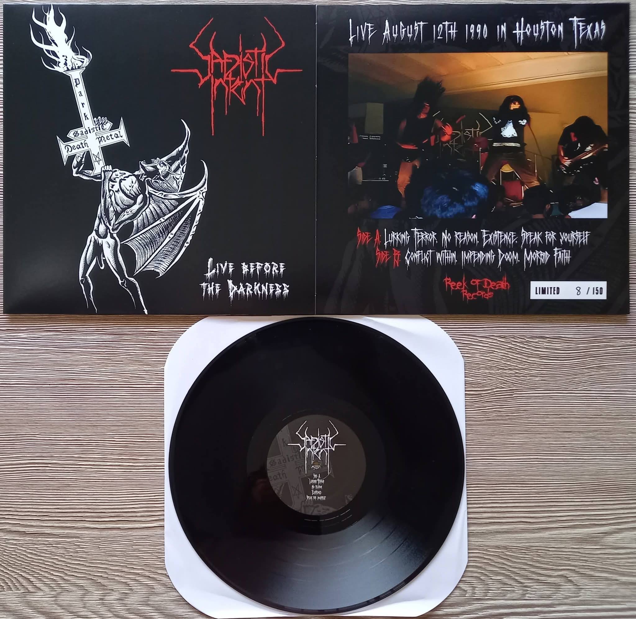 WATCH OUT USA!! GOAT SEMEN Demo 2003 Gatefold Blue LP · Limited to