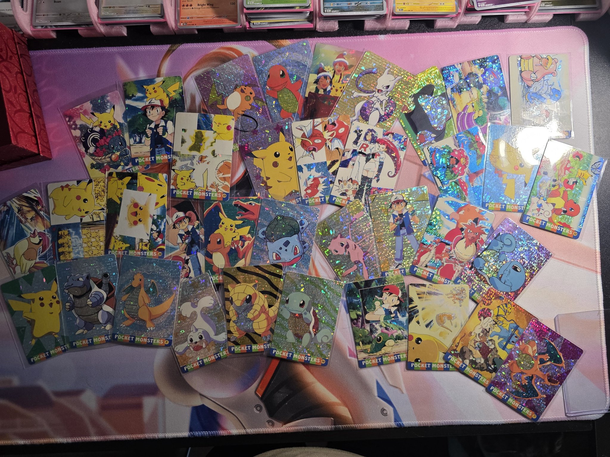 Hi! I found a bunch of old Marumiya pokemon sticker cards from