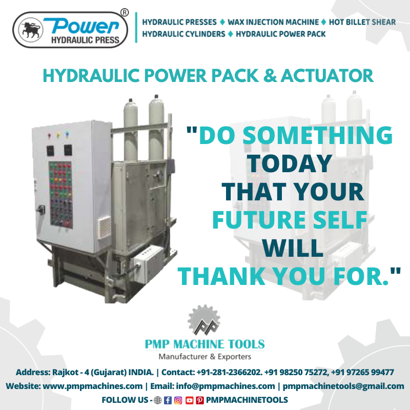 Hydraulic Power Pack & Actuator Visit... - PMP machine Tools | Facebook