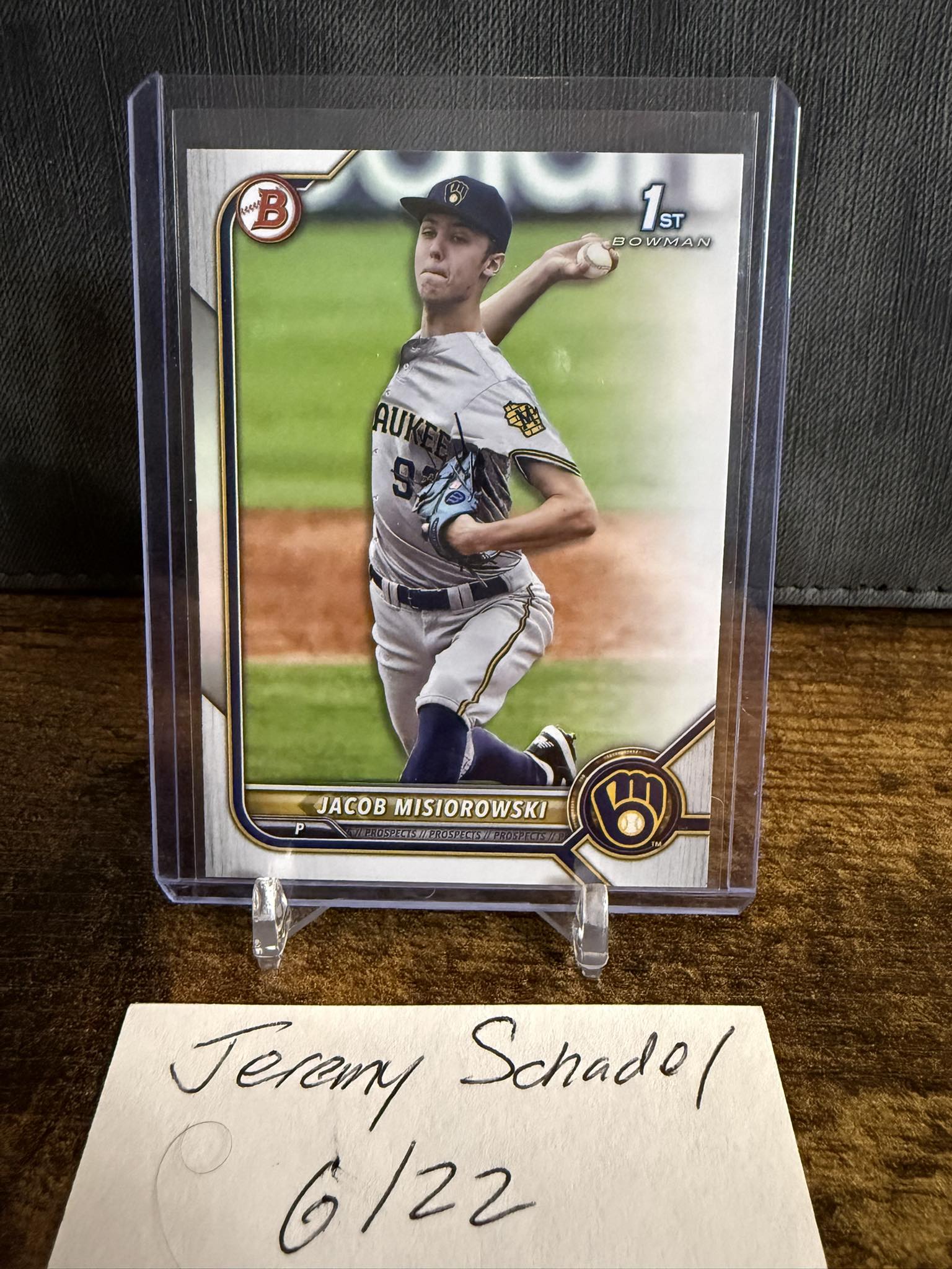 Jacob Misiorowski stopped by his LCS, ripped some Bowman, and 