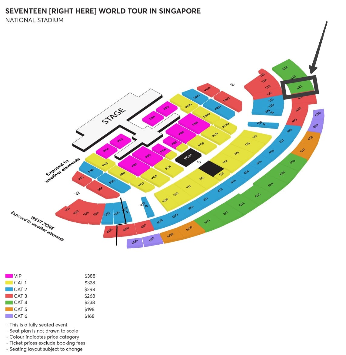 Seventeen Right Here World Tour Singapore 🇸🇬
