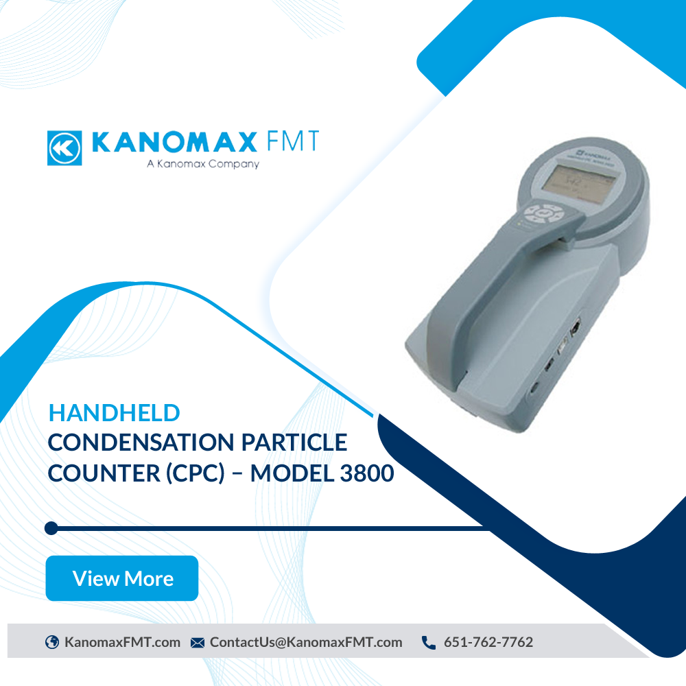 Kanomax FMT - HANDHELD CONDENSATION PARTICLE COUNTER MODEL 3800 is a ...