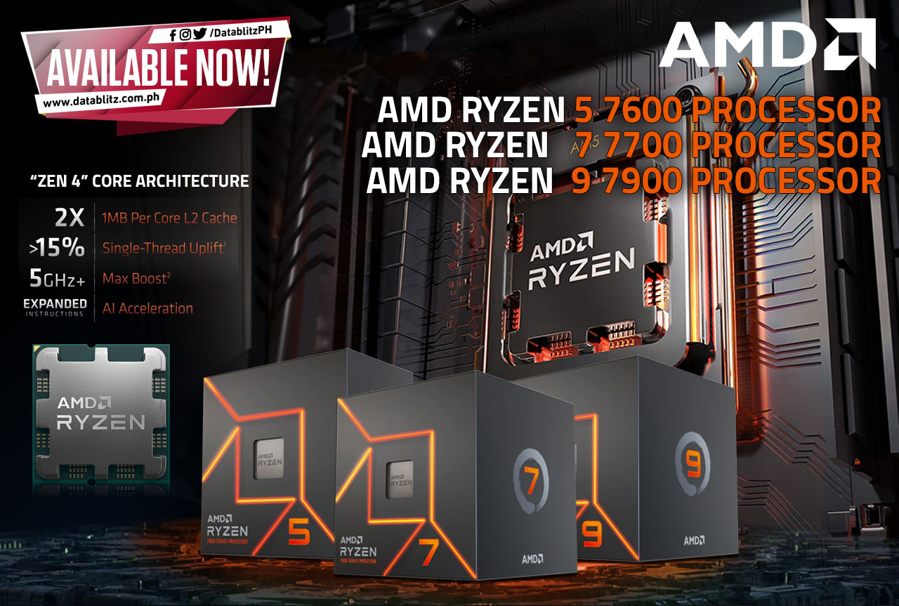 DataBlitz - EXCEPTIONAL GAMING. AMD Ryzen 5 7600 Processor + AMD Ryzen ...