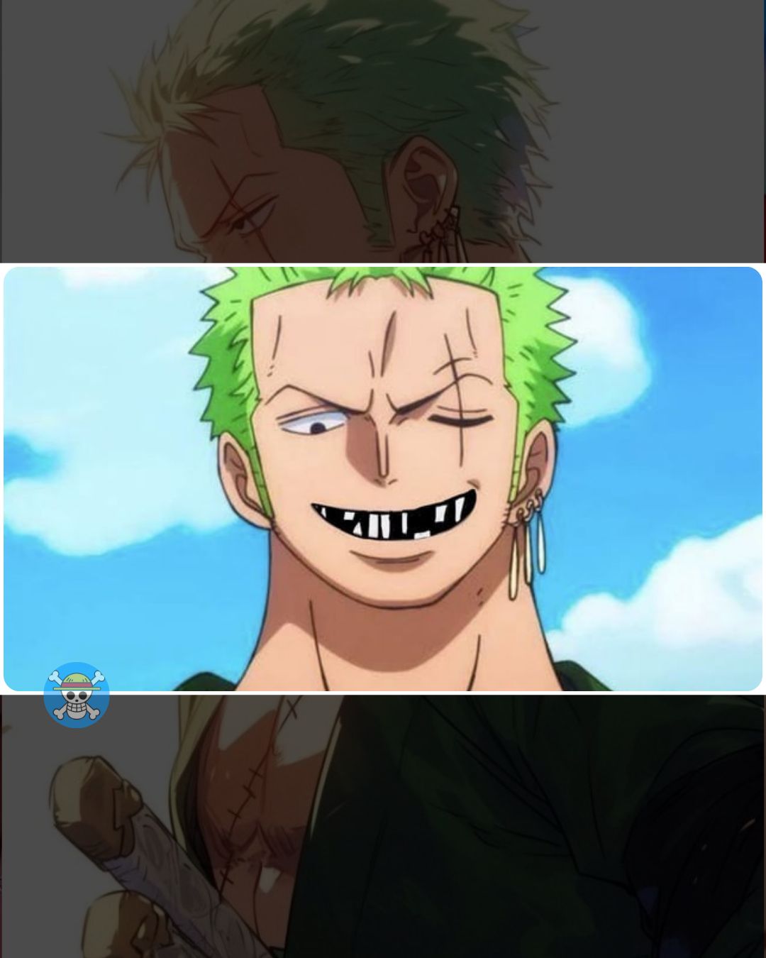 Why does One Piece character's skeleton have intact teeth?