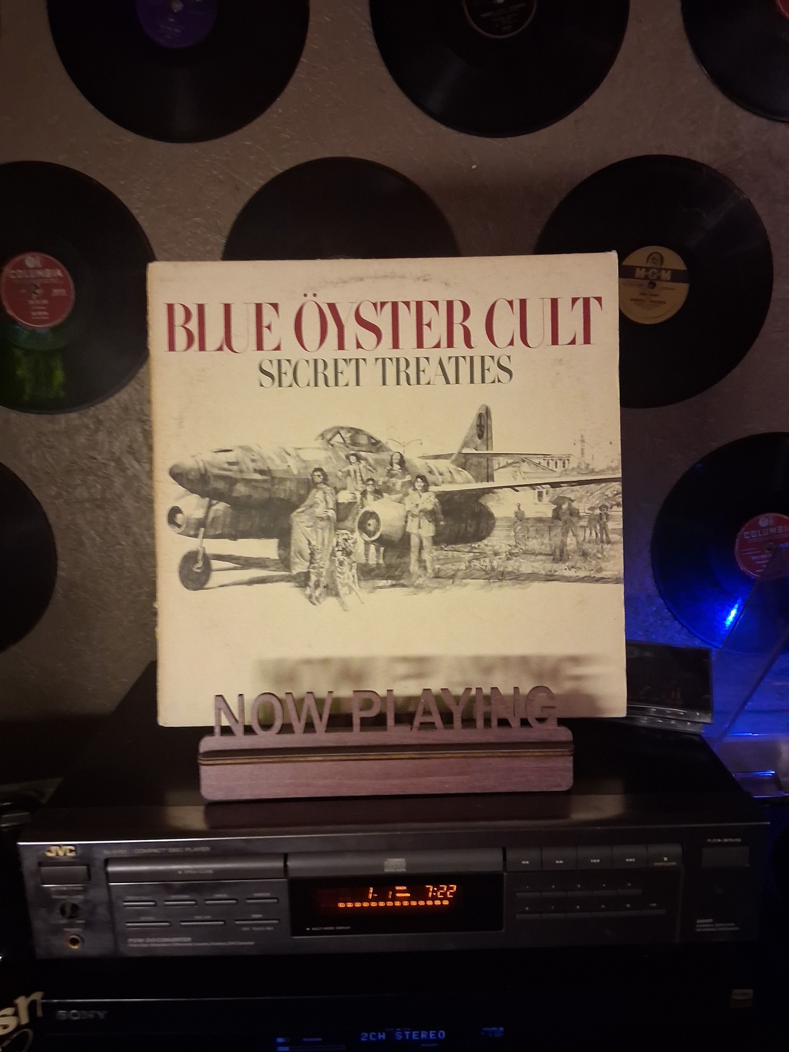 Blue Oyster Cult's album Secret Treaties released in 1974