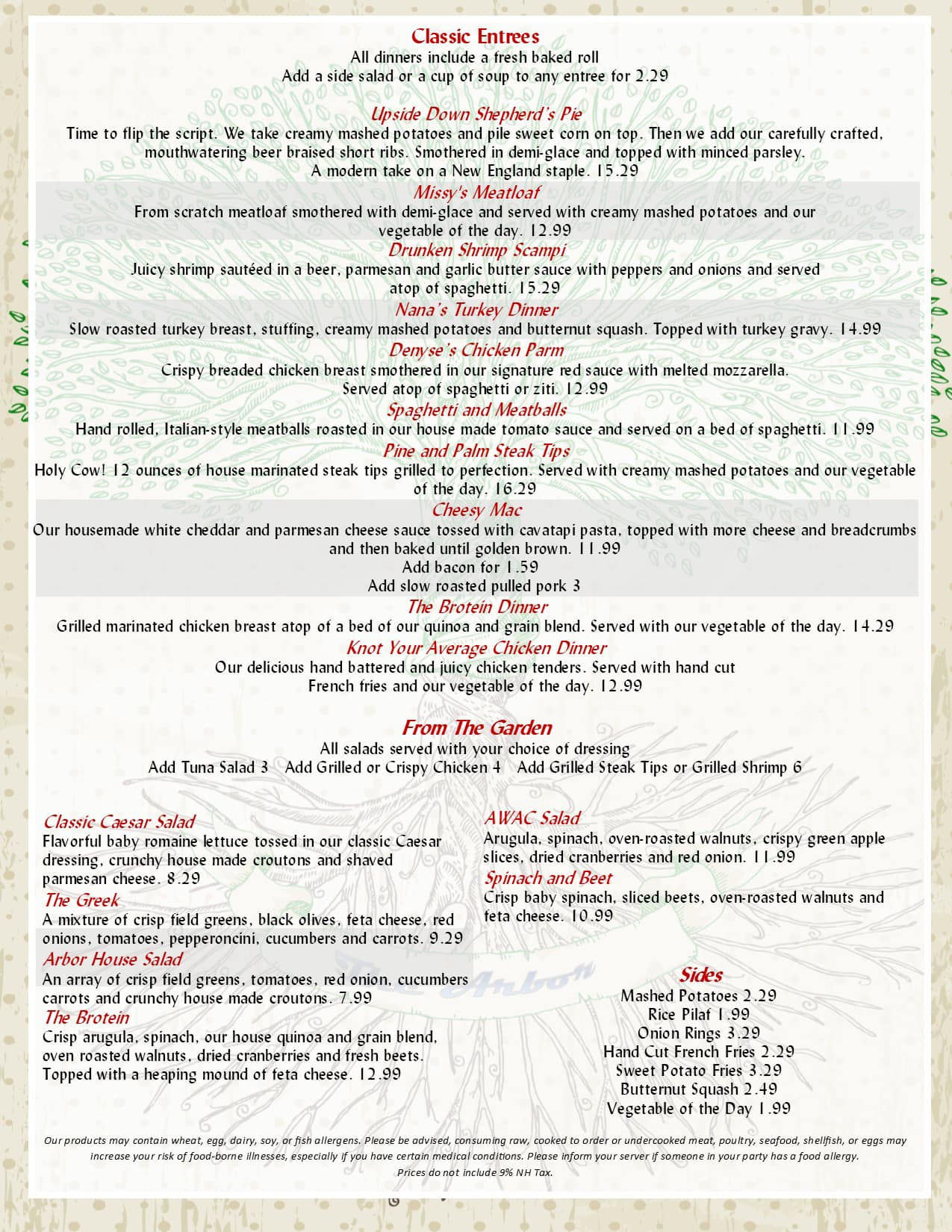🚨🚨NEW MENU... - The Arbor Restaurant & Function Facility