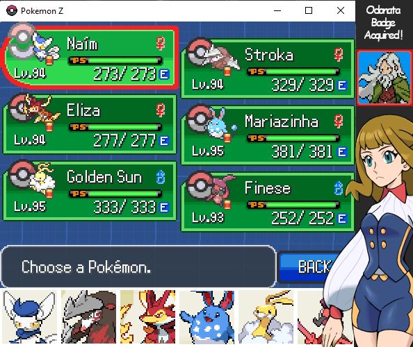 Pokémon Z 2.13: Obtaining the Odalata Badge