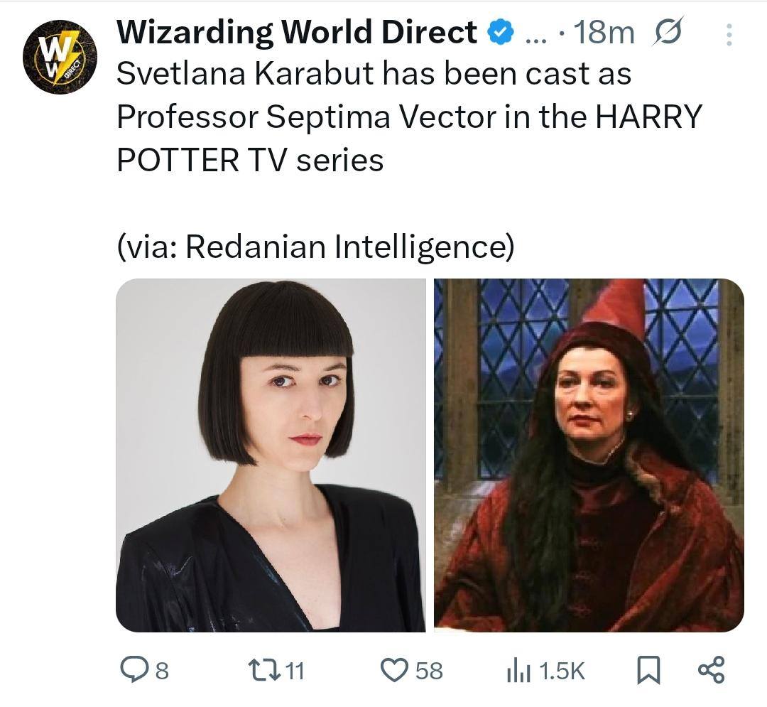 Harry Potter Việt Nam [HP] | Có tin đồn nữ diễn viên Svetlana Karabut ...
