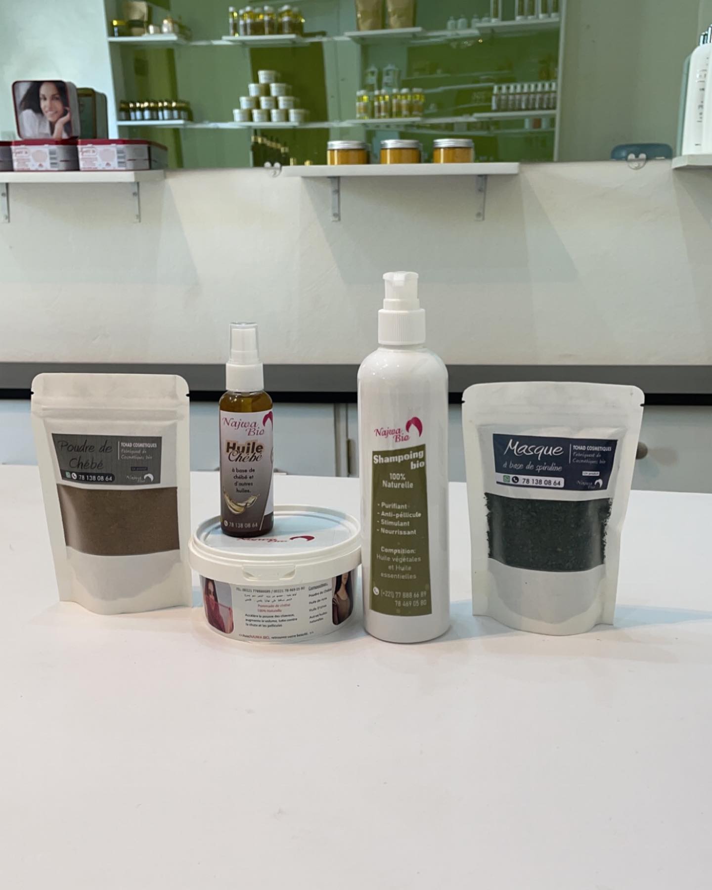 Gamme Complète Chebé 3 Pièces (huile, Pommade, Poudre) 100% Naturel, Du Tchad, Neuf - Soin Cheveux