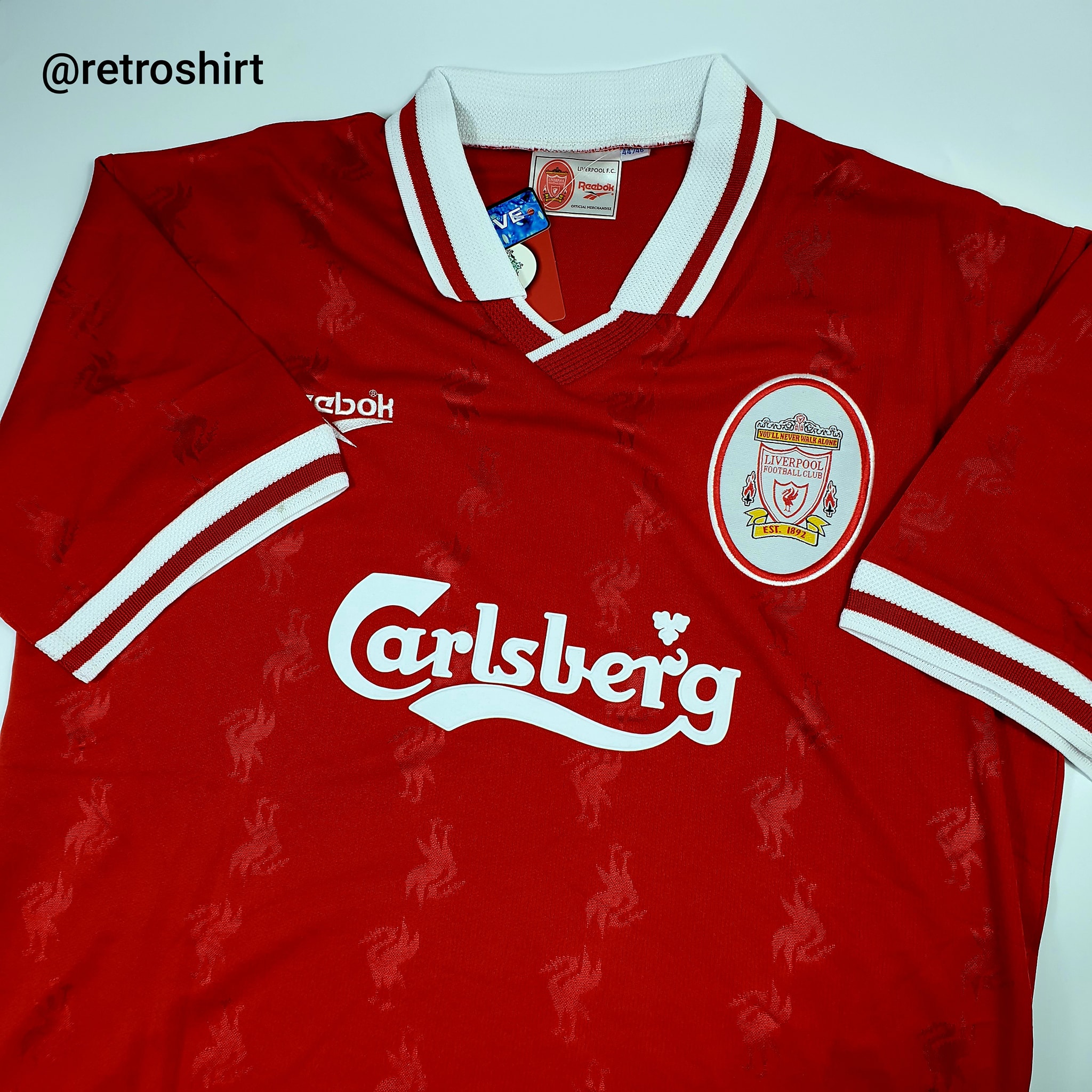 Liverpool Home 1996-98 with name set