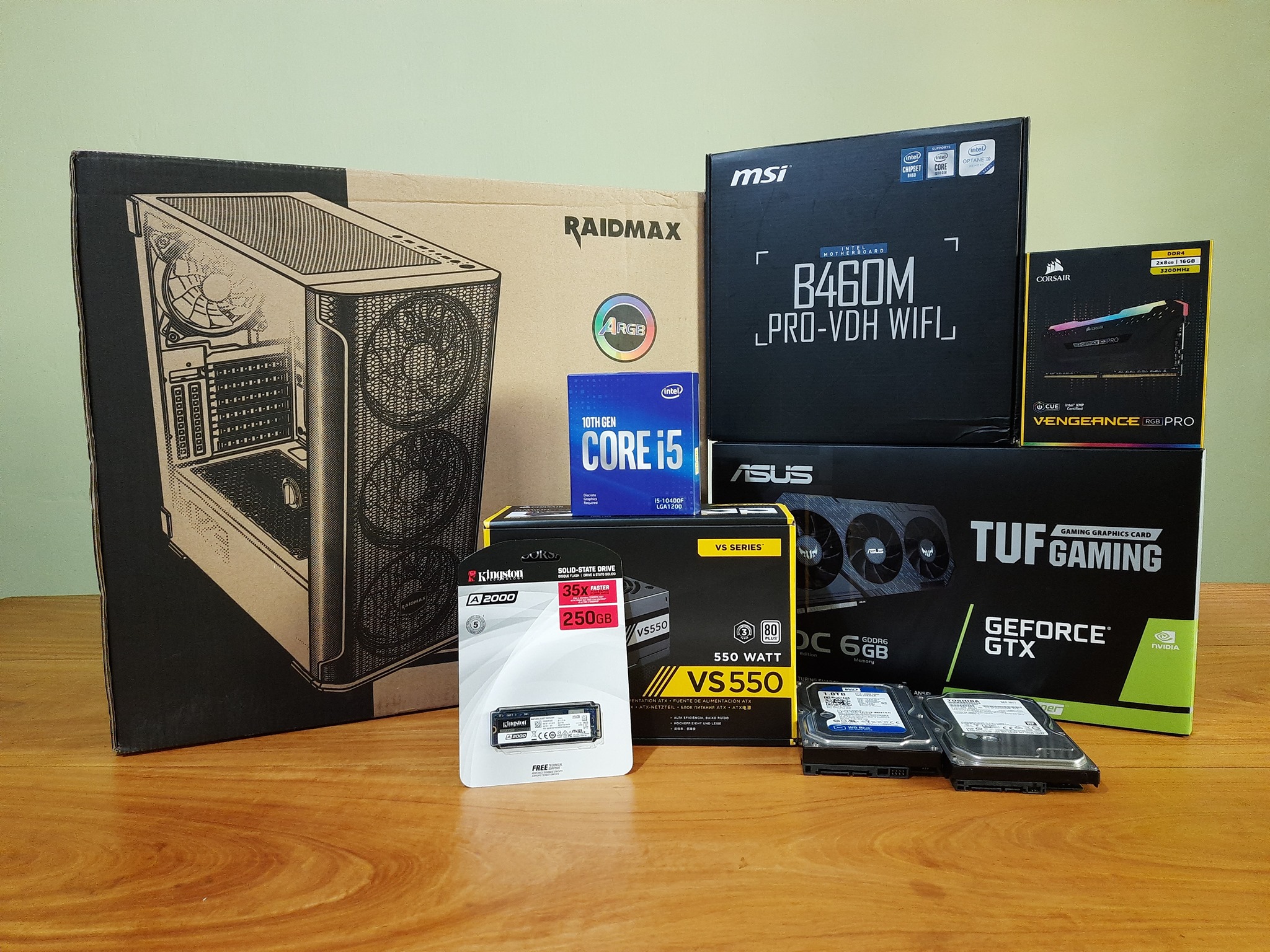 Intel Core i5-10400F Gaming PC with NVIDIA GeForce GTX 1650 Super