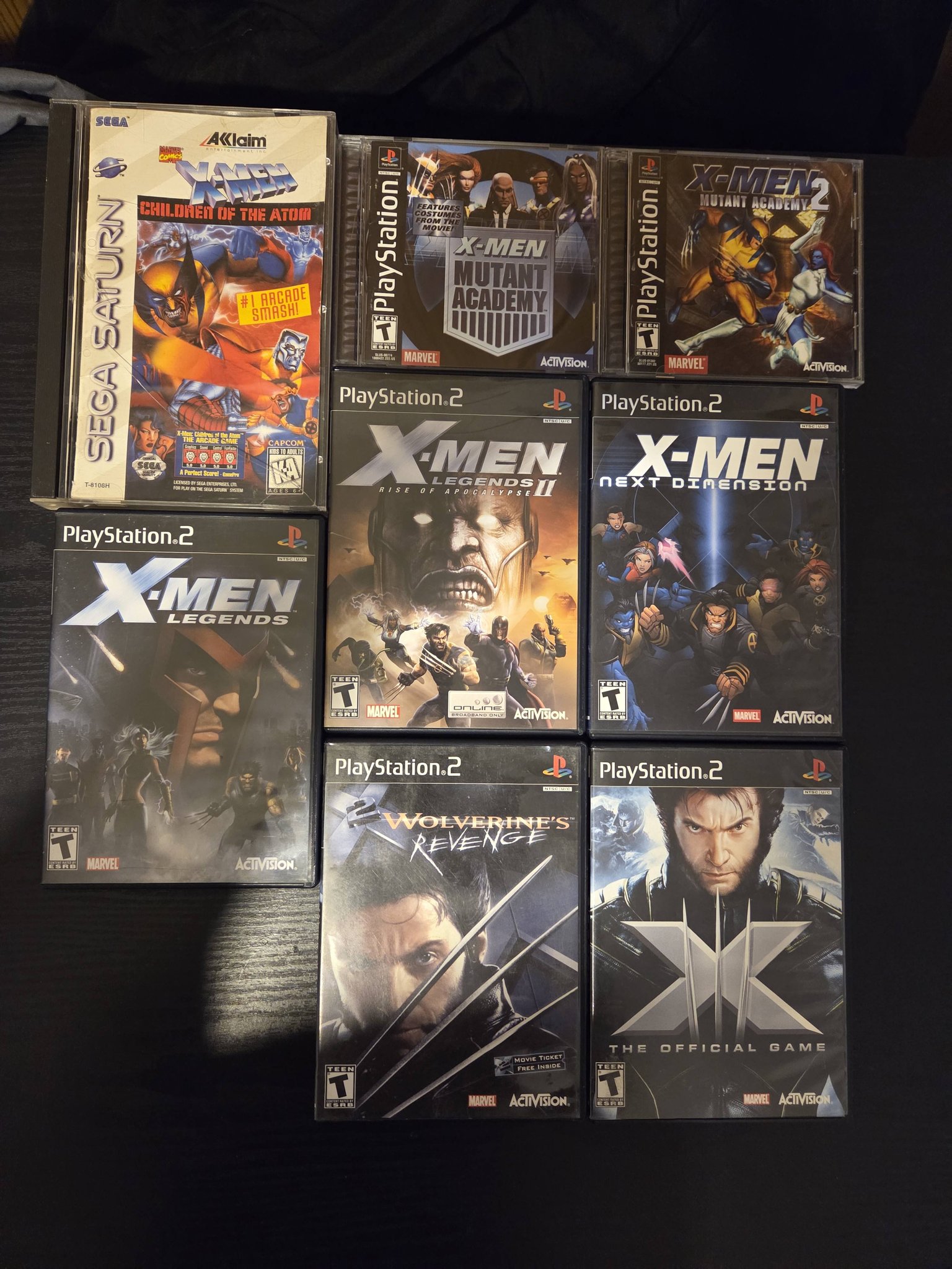 MY LETTER X GAMES IN MY VIDEOGAME COLLECTION