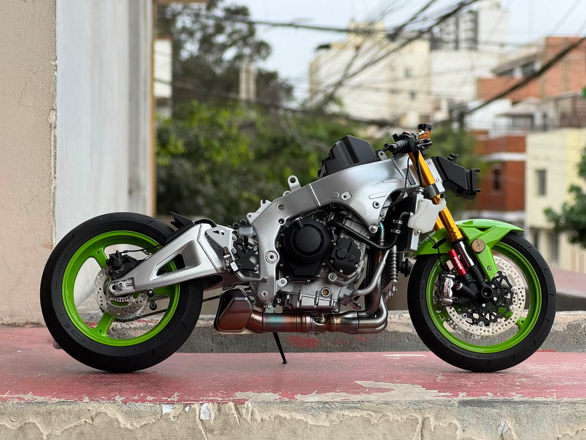 Meng Kawasaki ZX10R 1/9 Almost finished C 4고지 CoSSNo COPN ٥ った