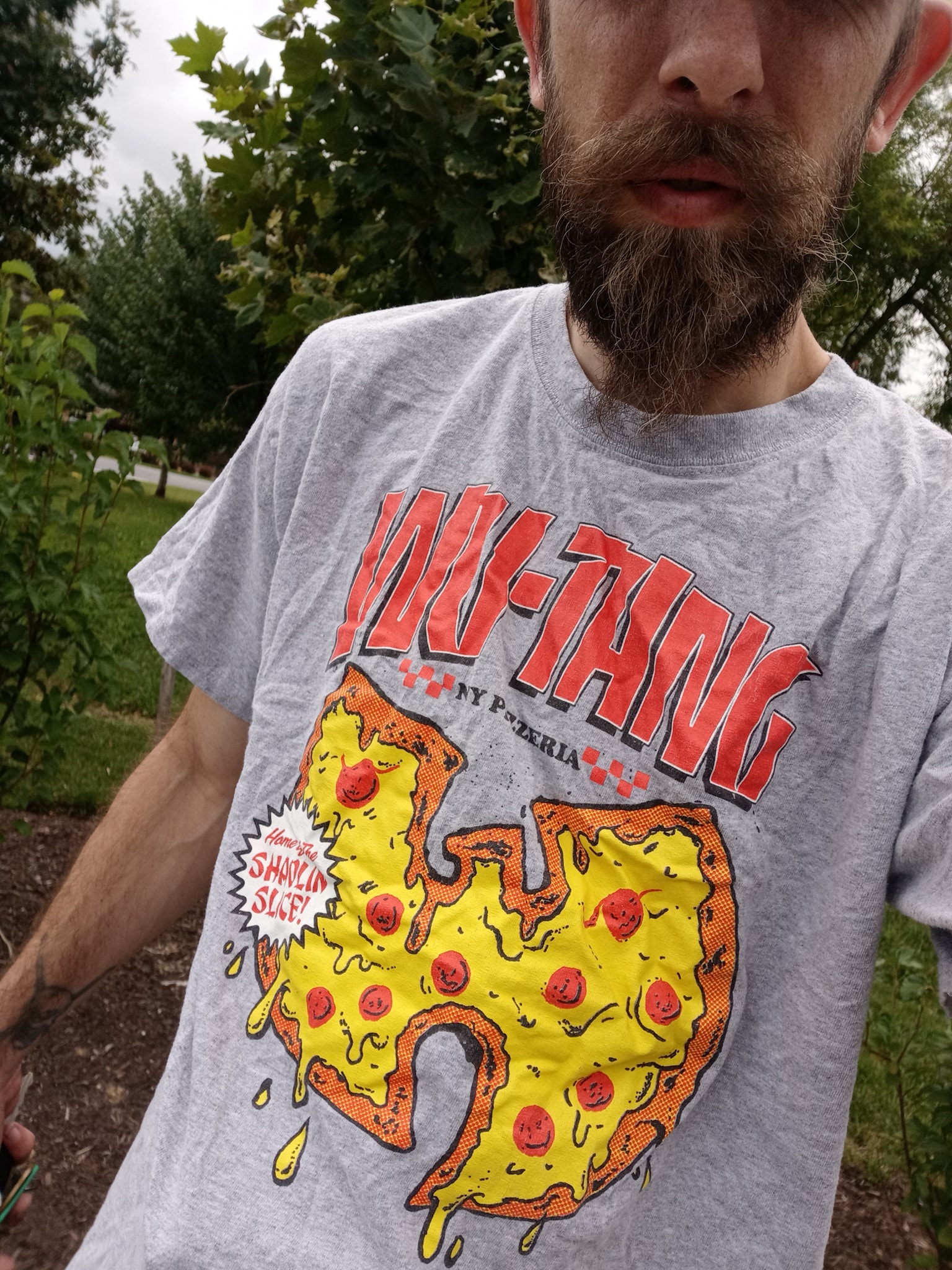 Out here in the wild letting everyone know wu-tang is forever