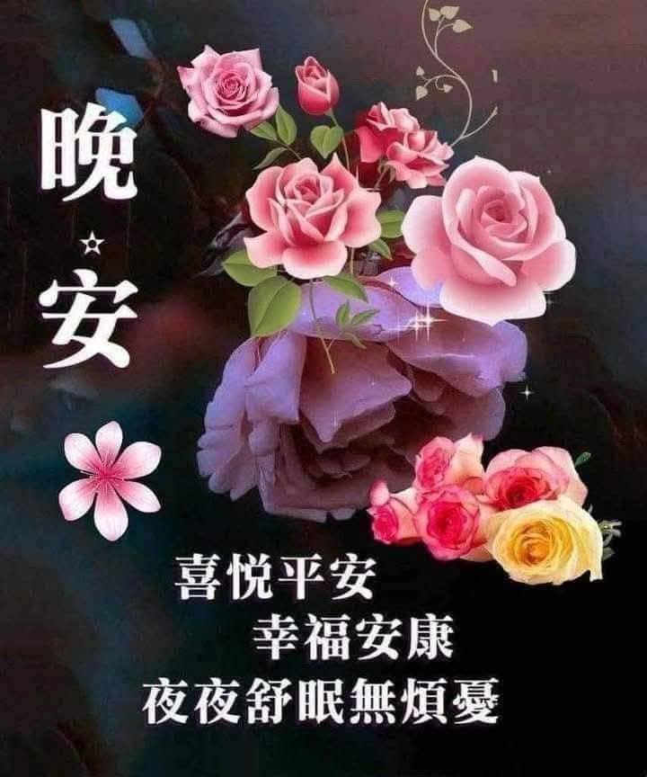 嗨～你好！早安 午安 晚安美圖分享 | 🌷#朋友們週二晚安舒心好眠🌷 | Facebook