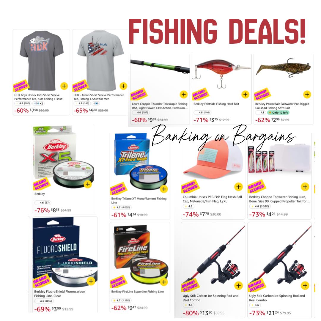 Amazon is having a huge sale on fishing gear, but it ends soon: https://trib.al/l4glL0L