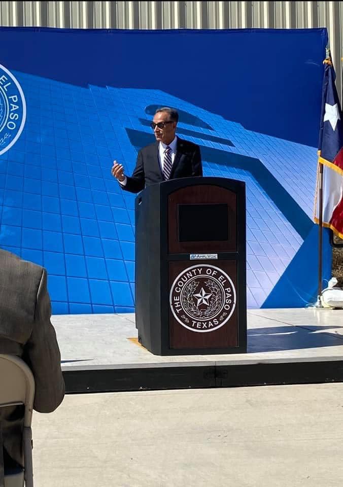 El Paso County... - El Paso County Judge Ricardo Samaniego