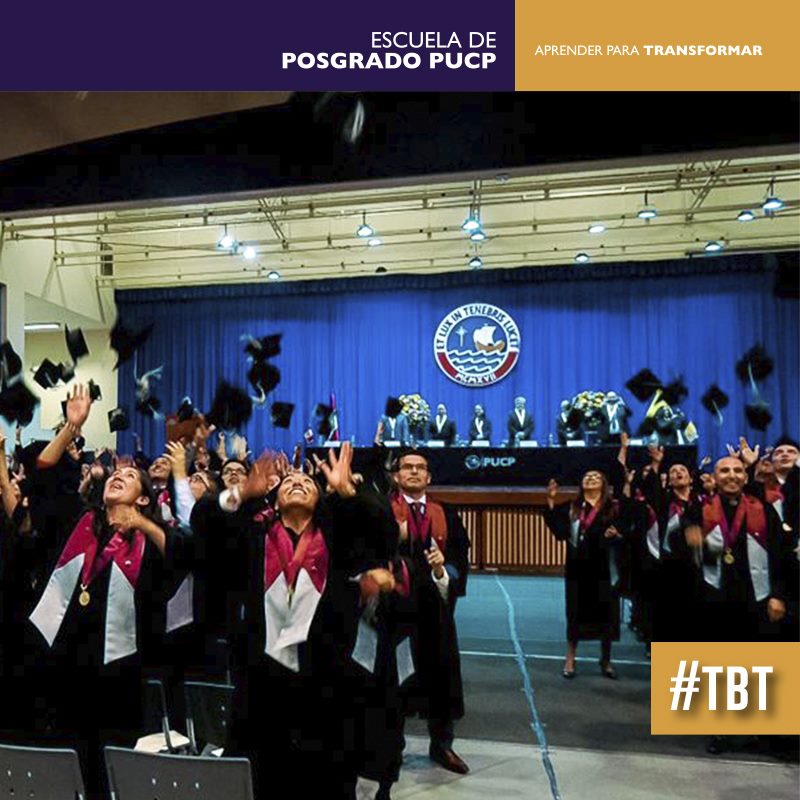 Escuela de Posgrado PUCP - #tbt Nuestros doctores y magísteres lanzando ...