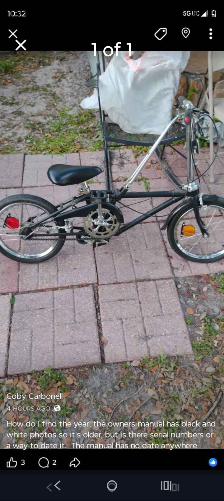 What are the different vintage Dahon folding bike models?