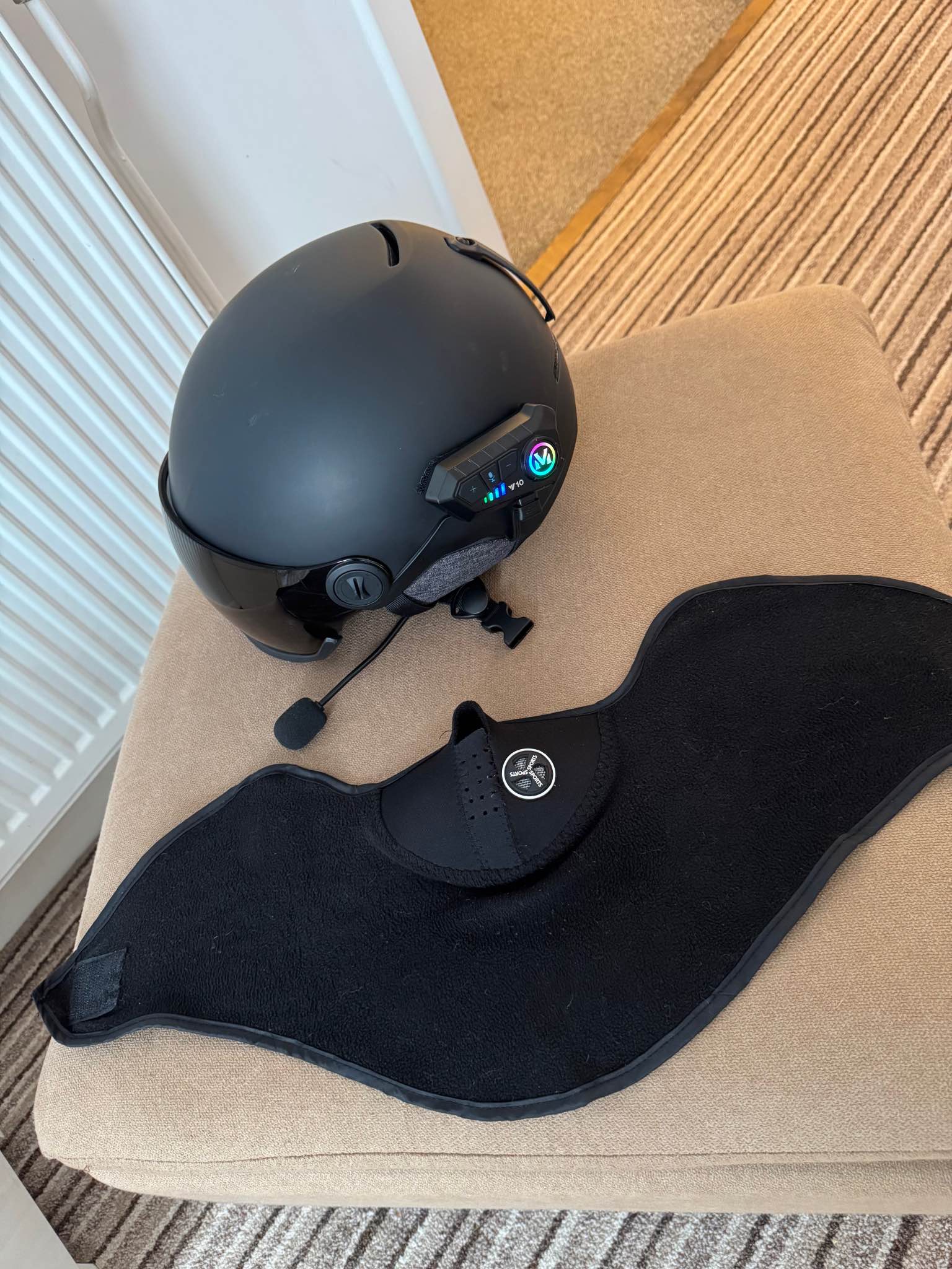 Bluetooth helmet intercom (music&call) come with mask - Masks ...