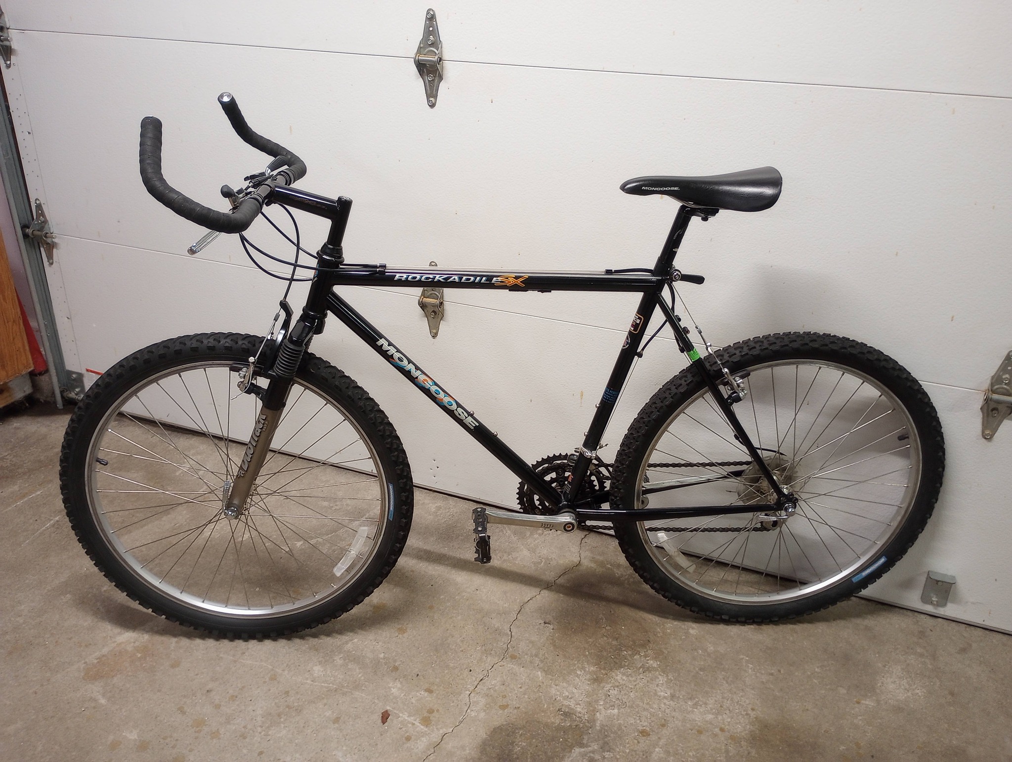 Restored 1993 Mongoose Rockadile SX bike