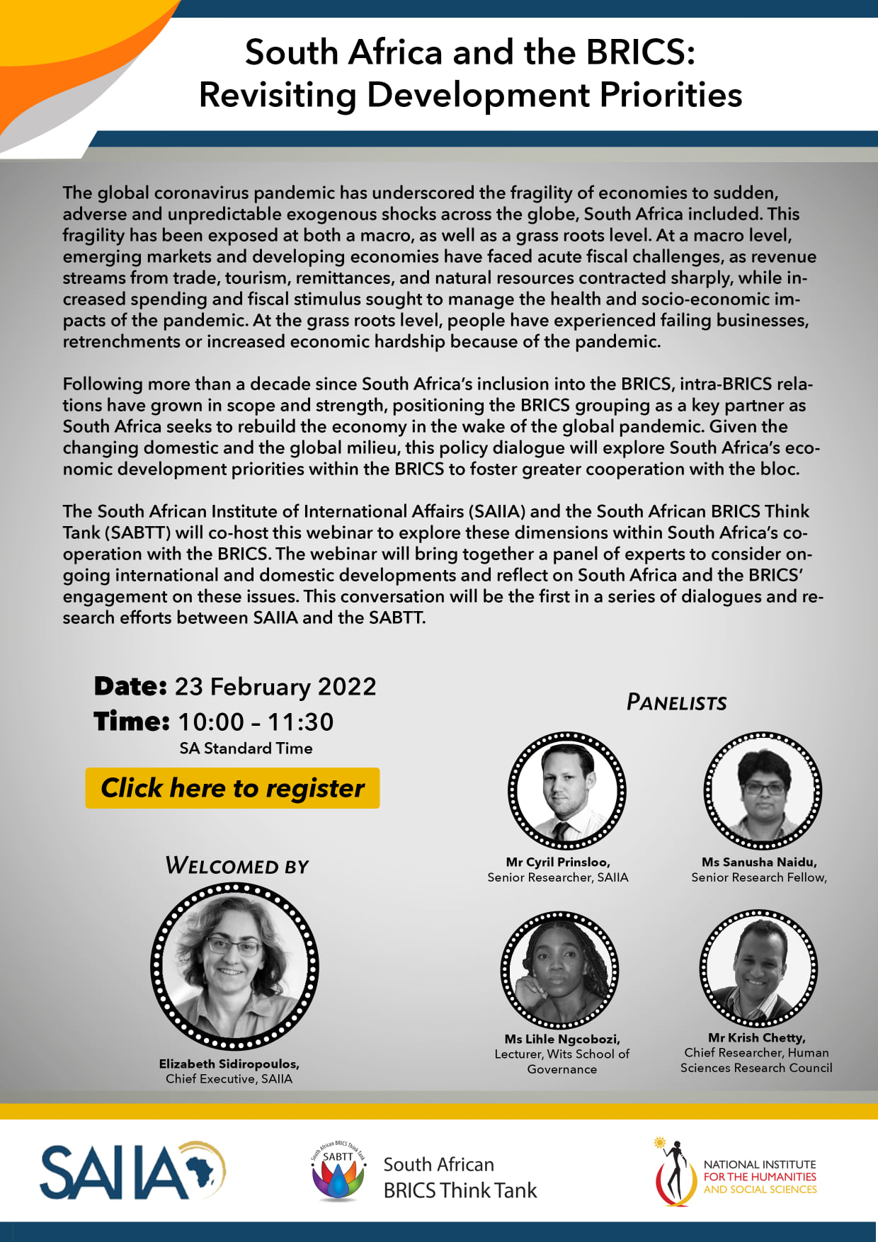 NIHSS - The South African Institute of International... | Facebook