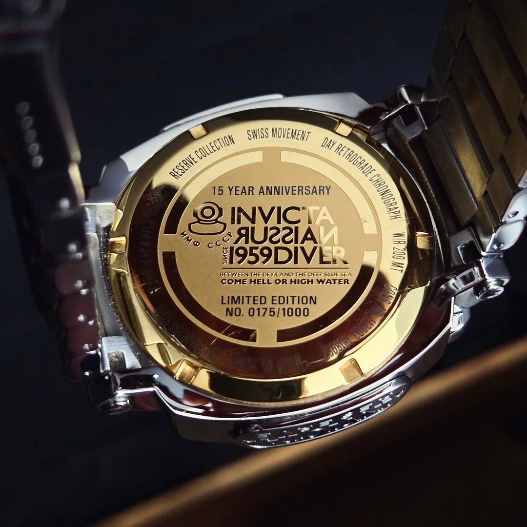Honoring the 15th anniversary return of the Invicta Russian Diver