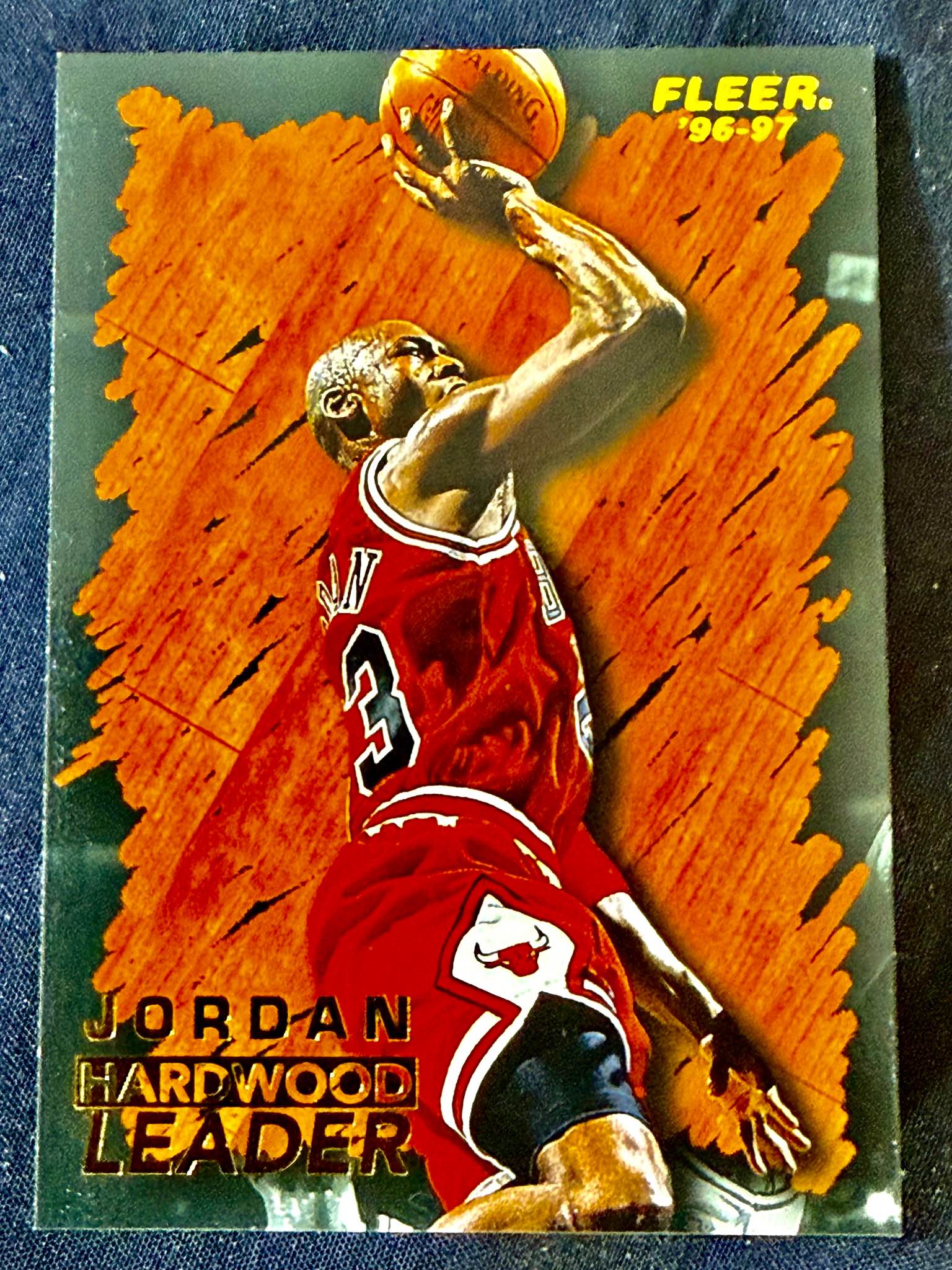 I have a sweet looking Fleer 1996-97 Michael Jordan Chicago Bulls 