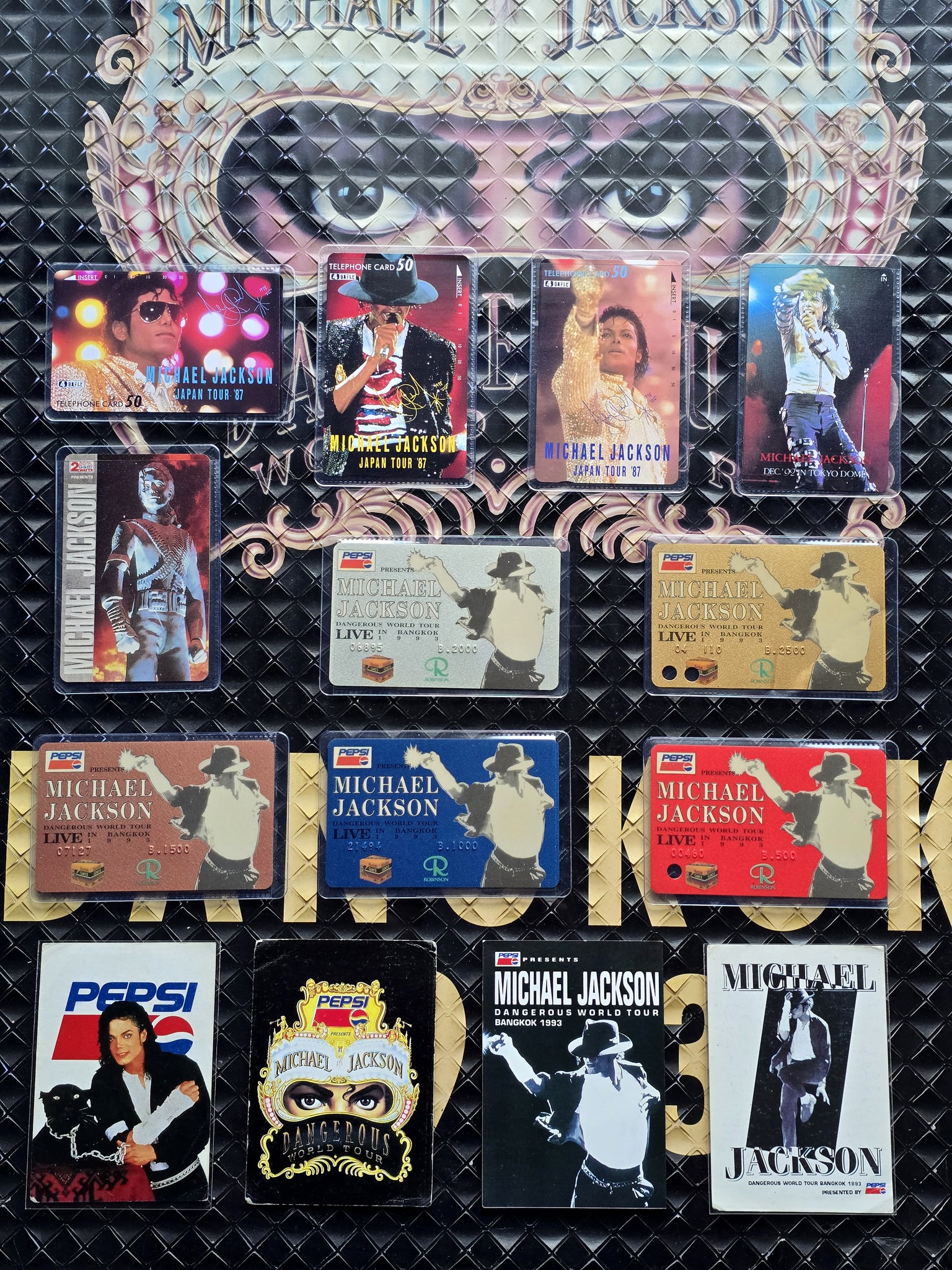 Michael Jackson's tours in Japan (1987) and Thailand (1993, 1996)