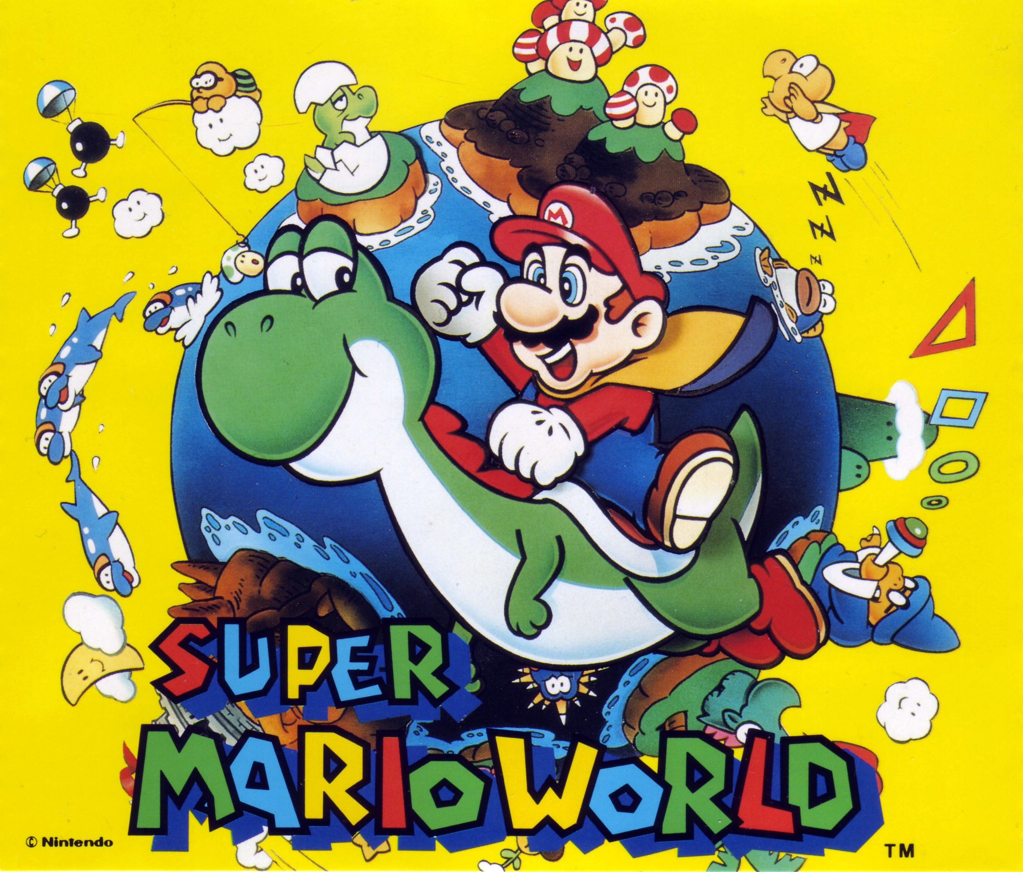 バンダイ1991　スーパーマリオワールド　恐竜ランド　2