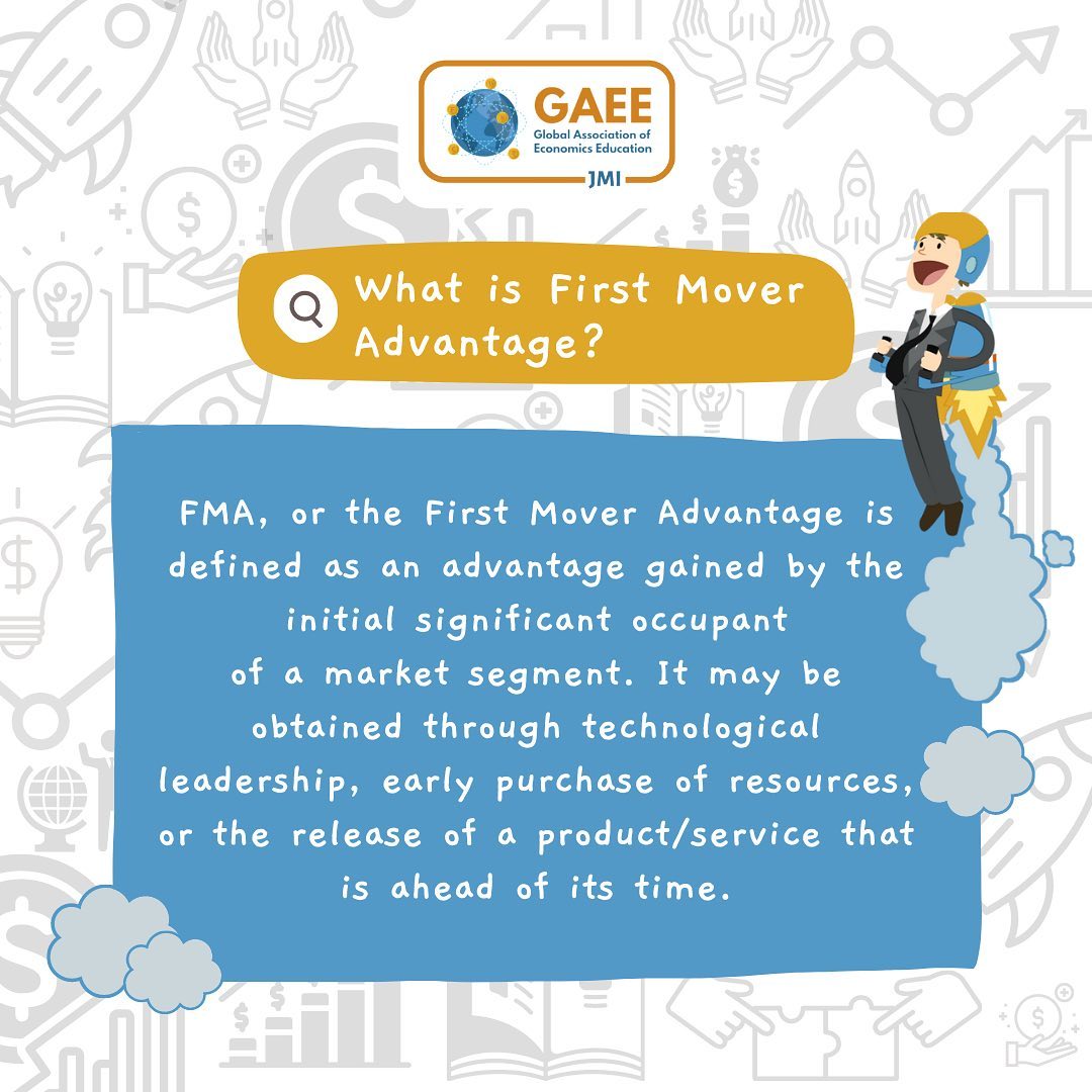 GAEE JMI - What is First Mover Advantage? Read to know... | Facebook