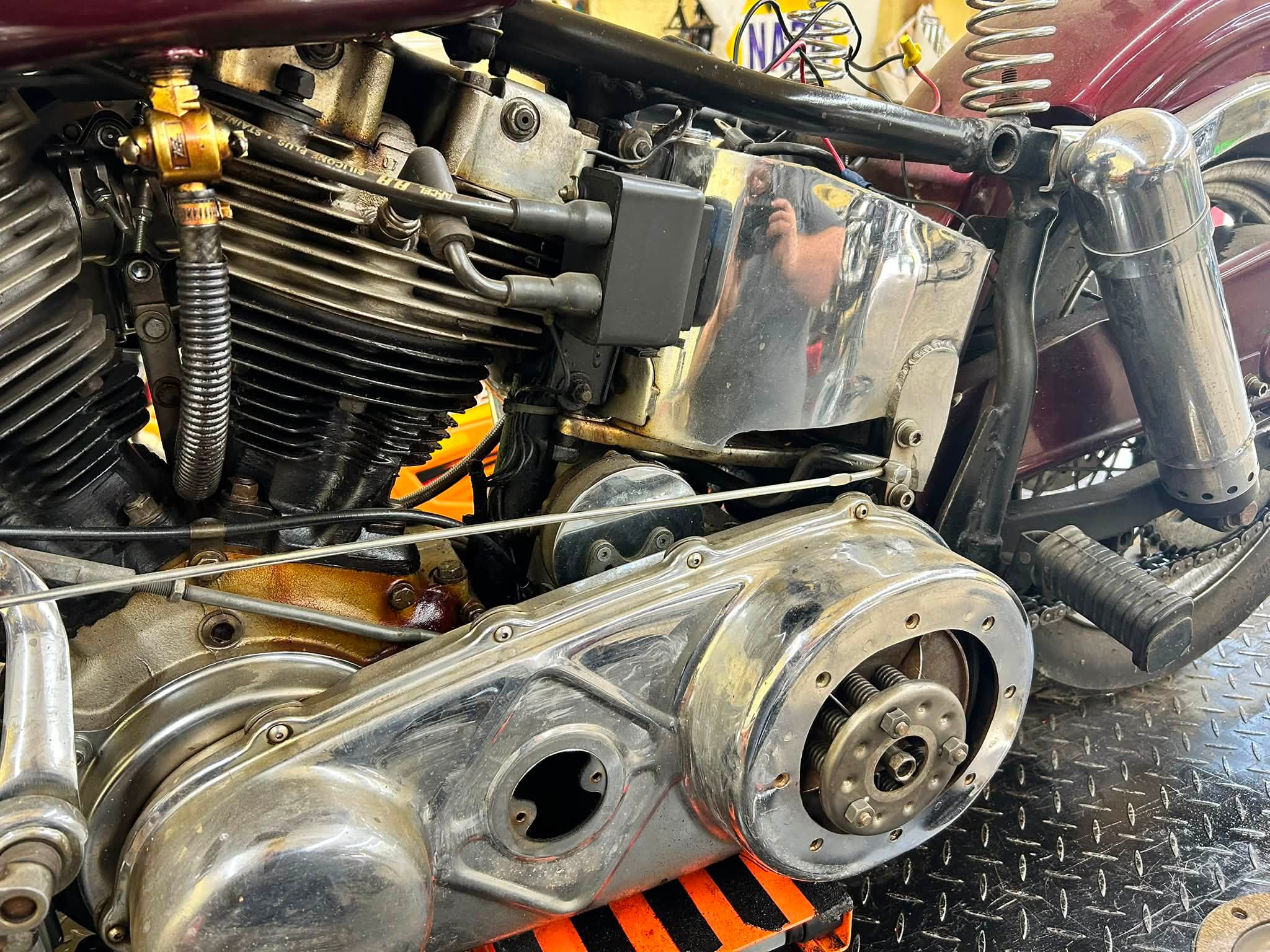 Restoring a 1978 Harley-Davidson FLH Shovelhead: Primary Setup and