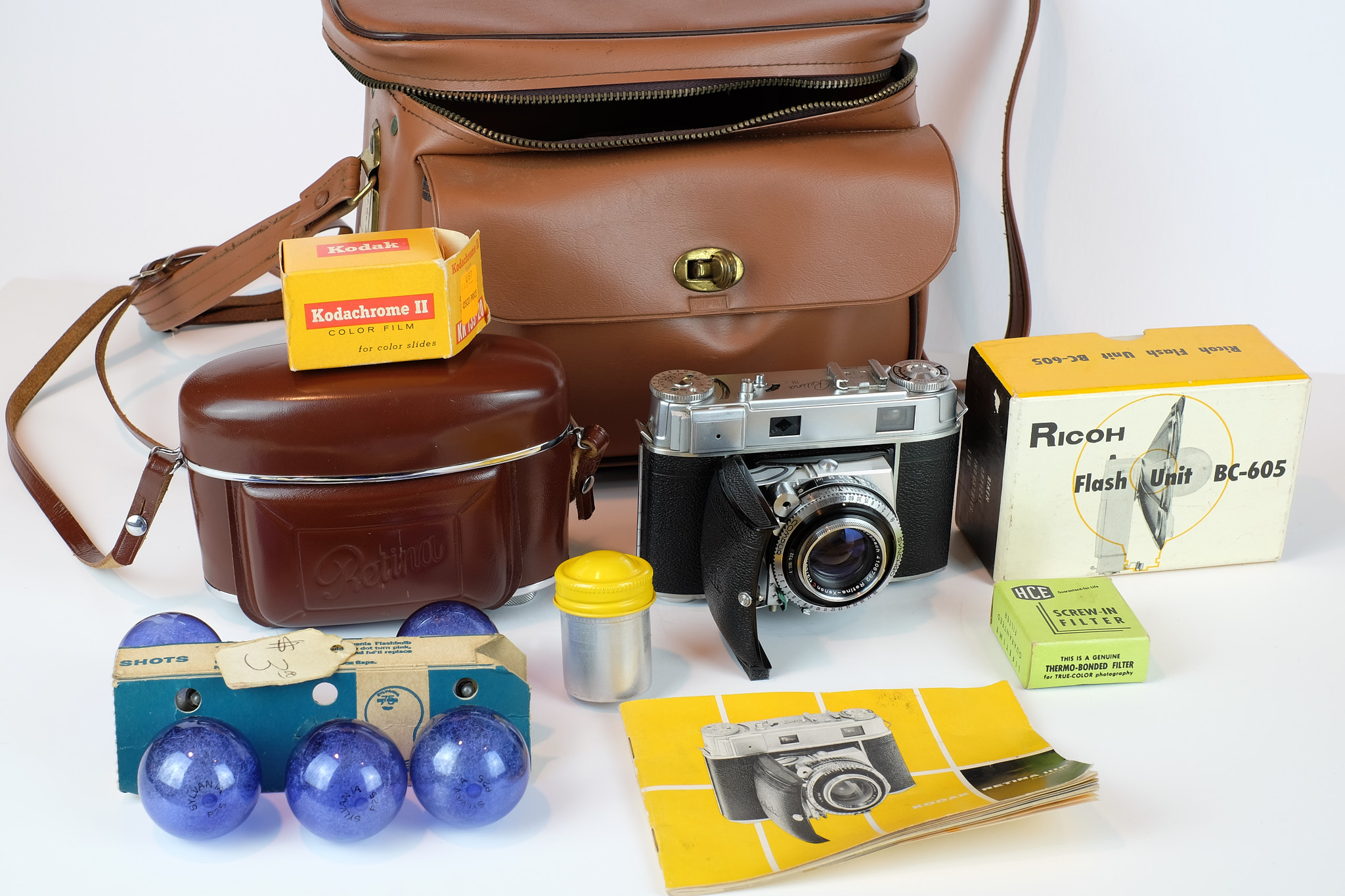 Kodak Retina IIIC camera with Schneider-Kreuznach lens found in 