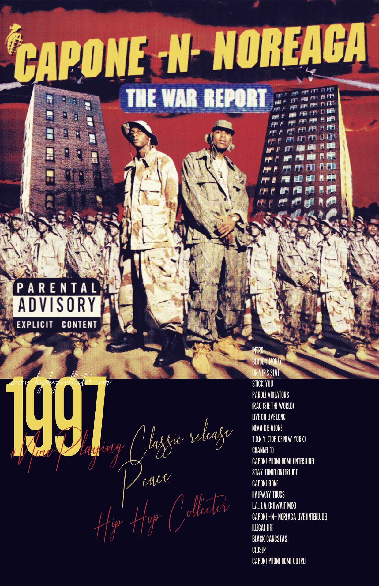 That classic 1997 Capone -N- Noreaga album!! What are your top tracks?