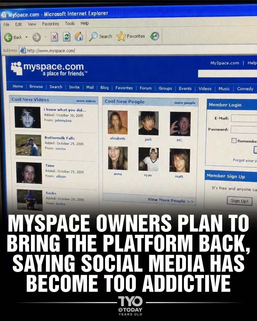 Myspace helped define the early era of social media after