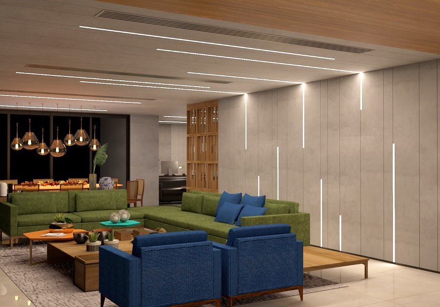 Sala com vários elementos que... - Studio.AZ - Arquitetura | Facebook