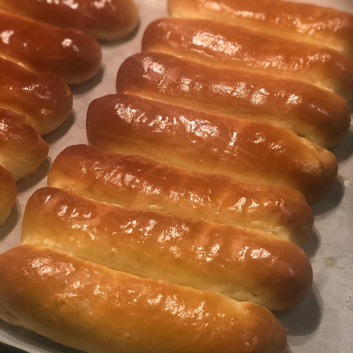 Island Sausage None of that Costco hot dog buns here. We make our own