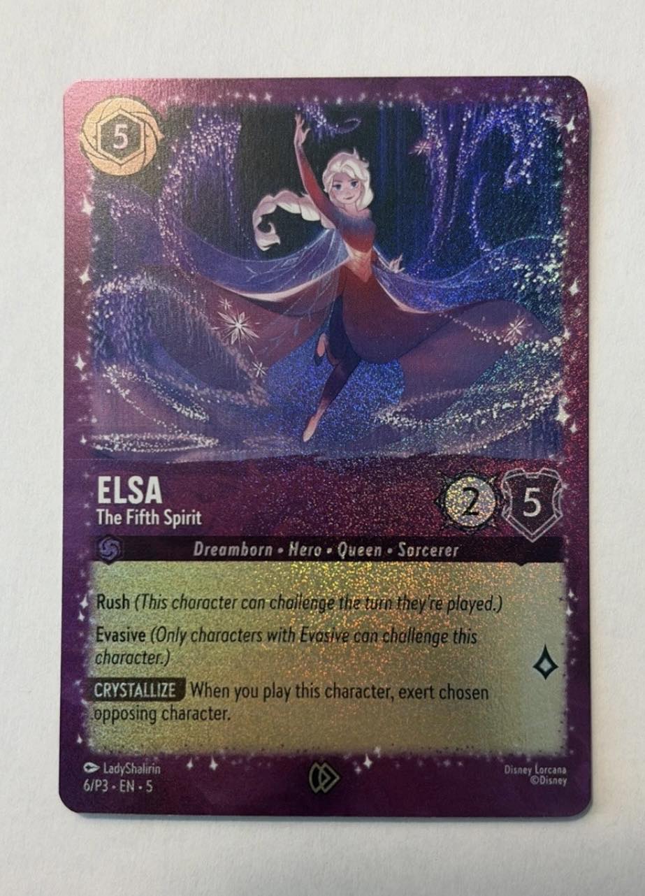 Disney Lorcana Promo Card Elsa - The Fifth Spirit Price Alert