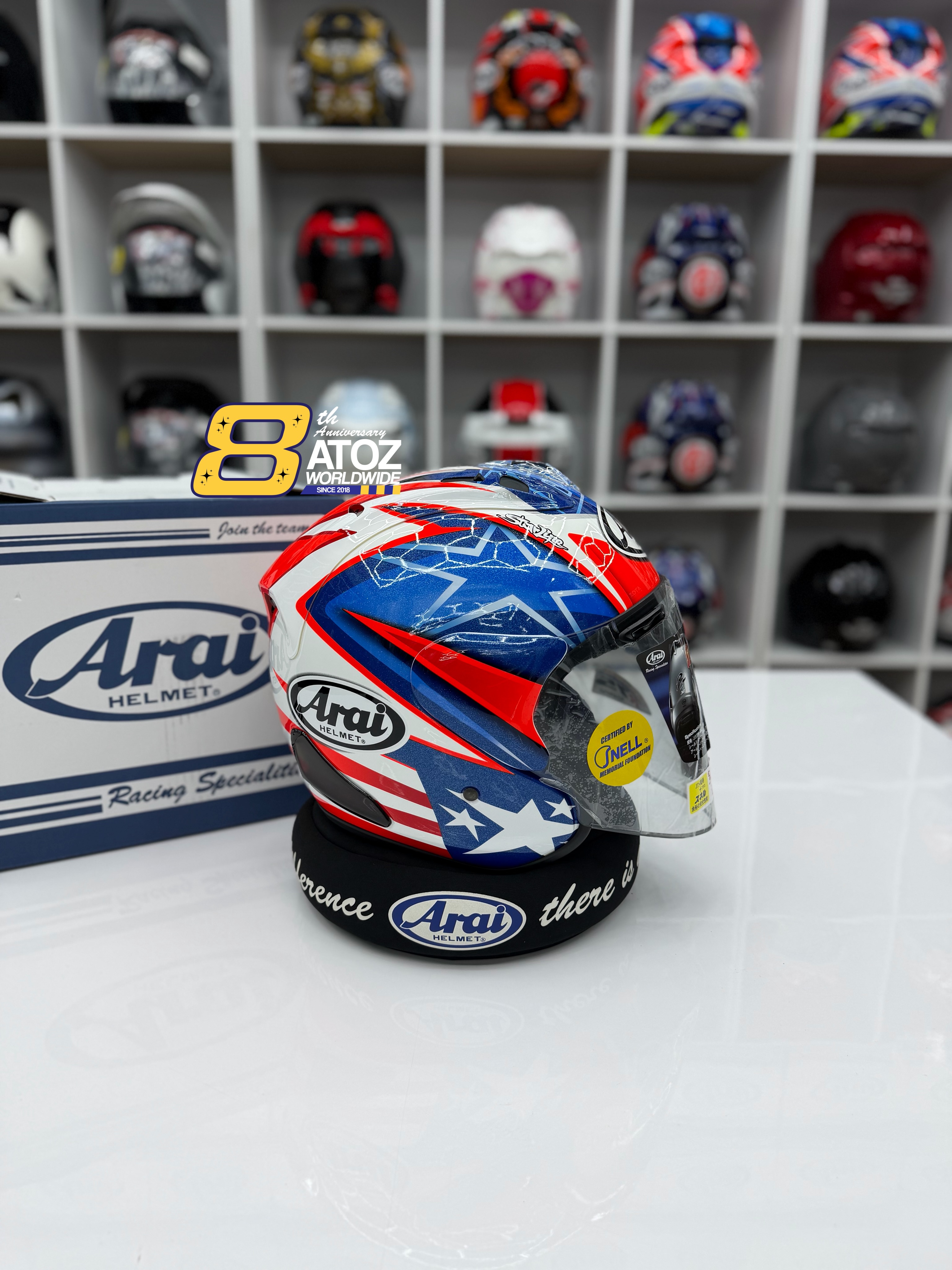 ARAI RAM4 NICKY HAYDEN🇯🇵 🇯🇵STOP PRODUCTION 🇯🇵2017 🇯🇵JAPAN