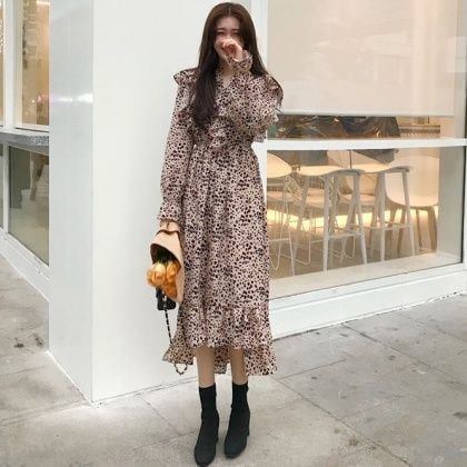 Korean Vintage Dress 💛 Perfect church service outfit