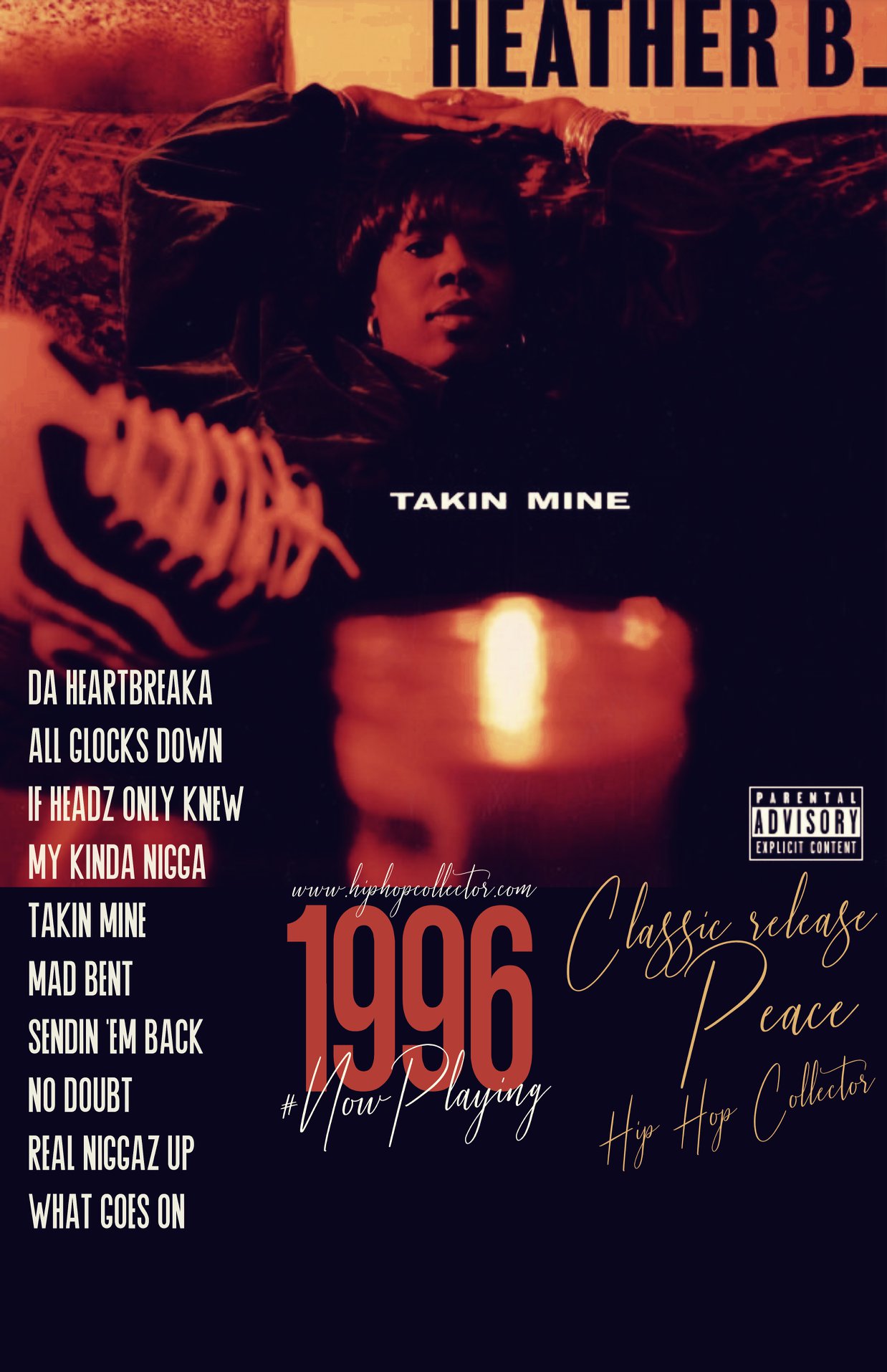 Heather B. released her debut album 'Takin' Mine' 29 years ago on