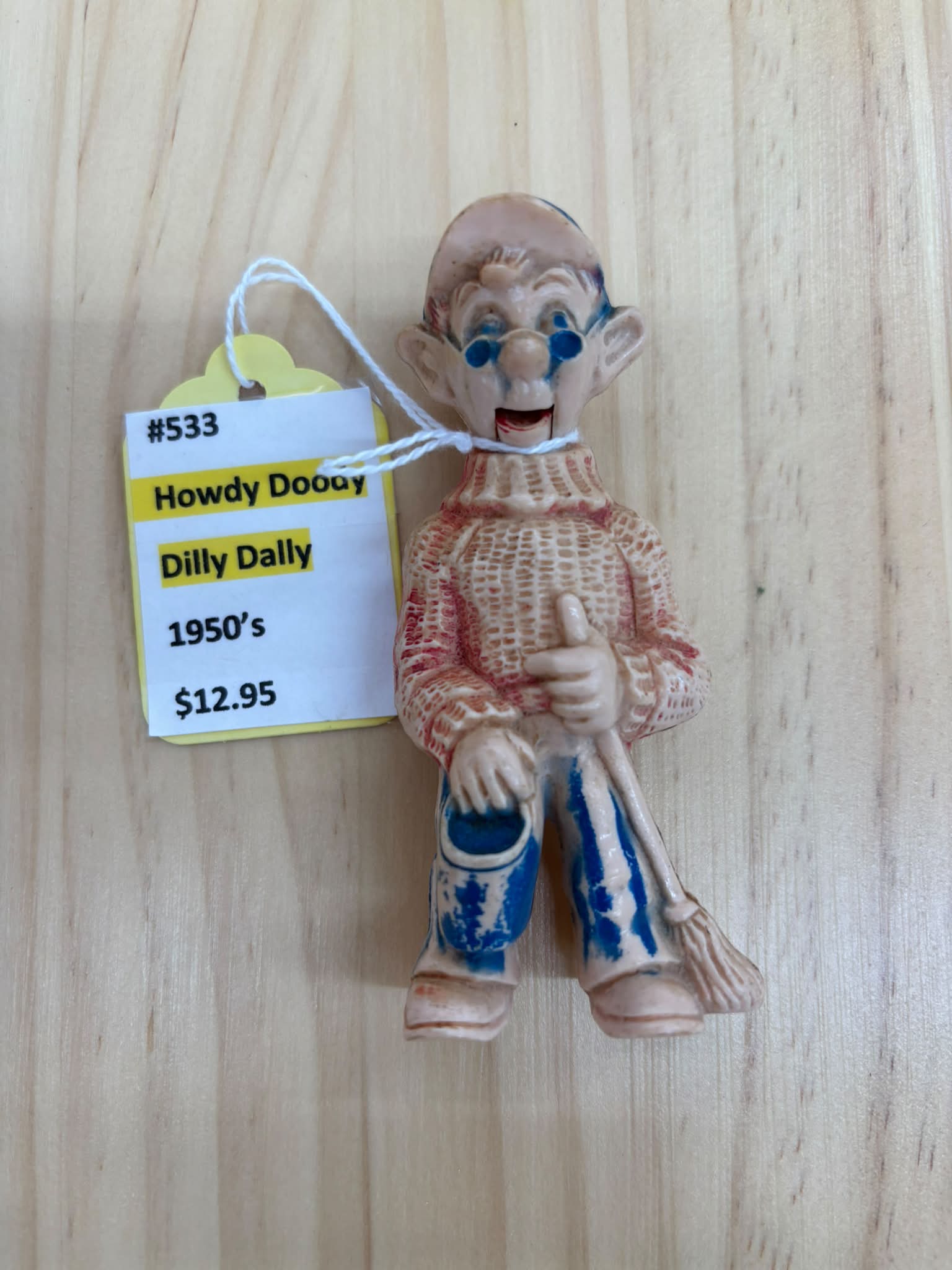 From Howdy Doody. A Dilly Dally cake topper 1958. Was on my
