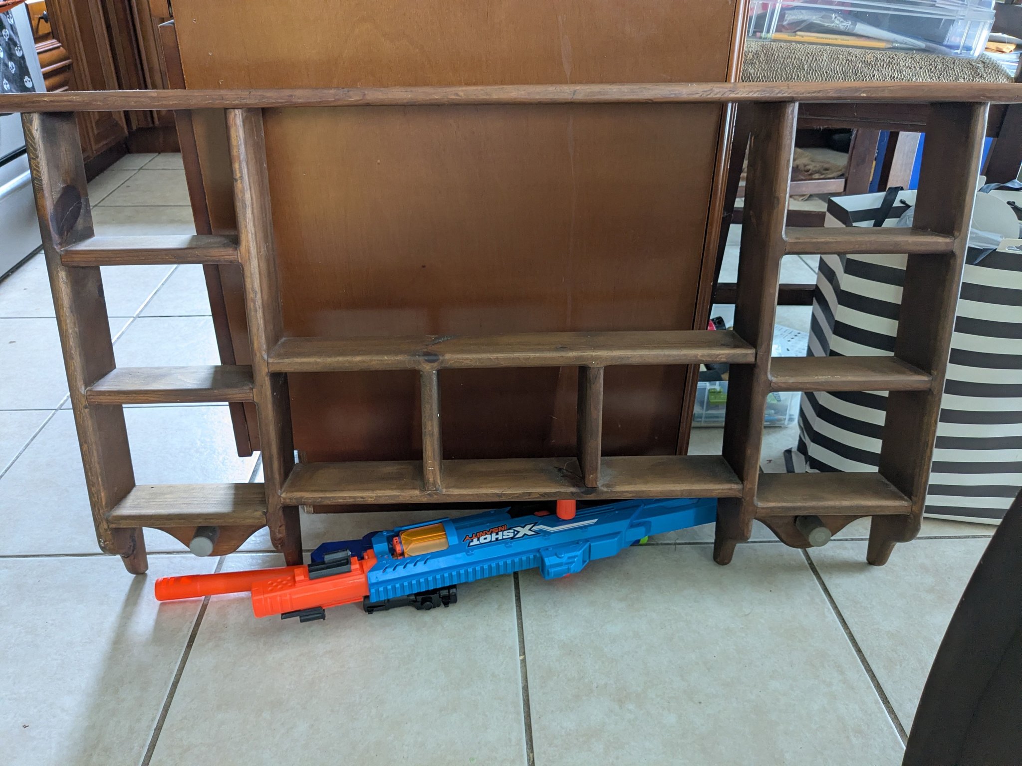 What to display on a thrifted shelf