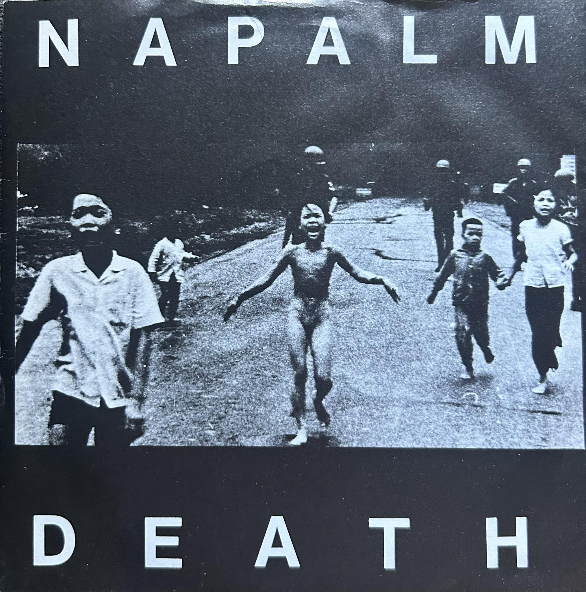 Napalm Death 7”EP bonus track details from 1989 Earache records