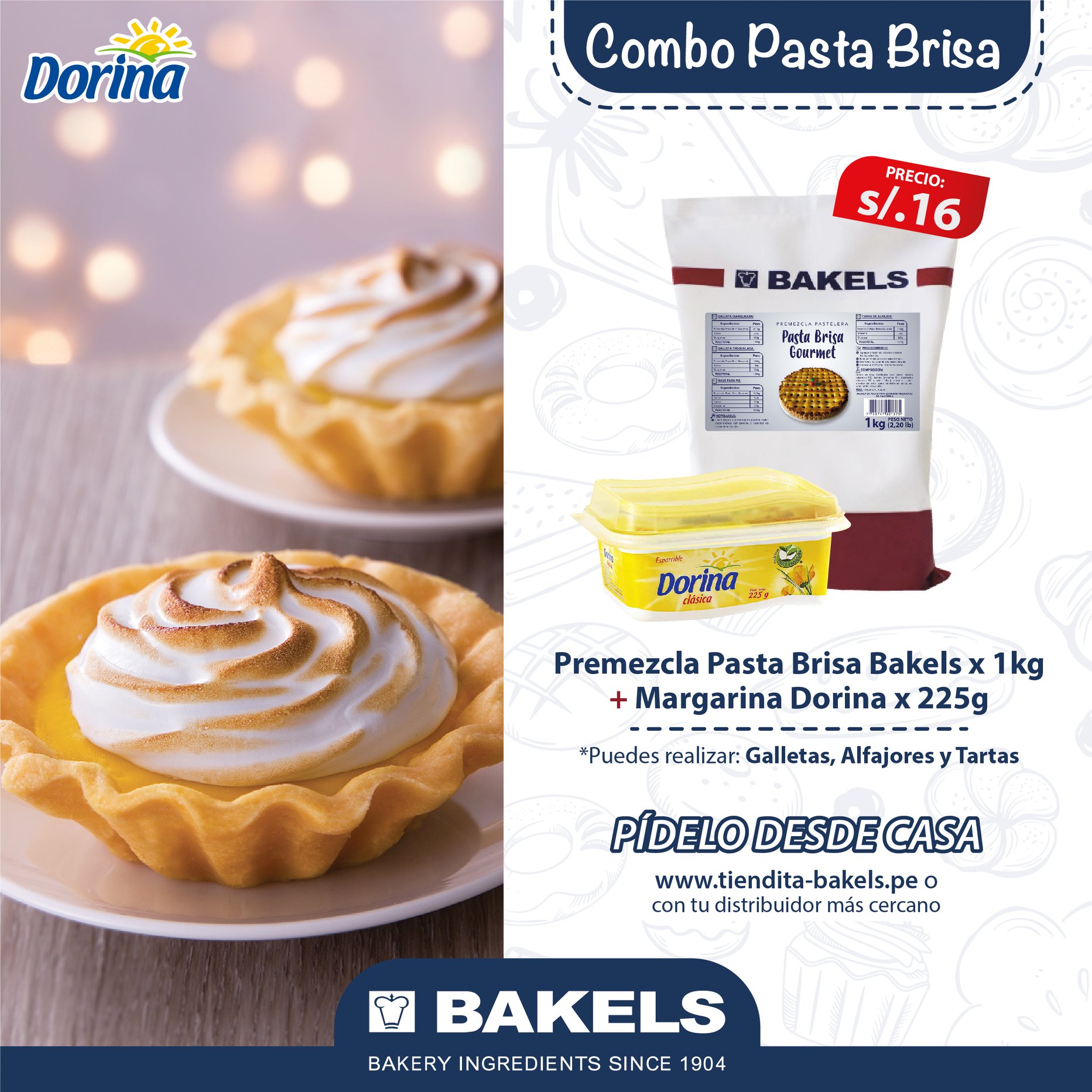 Bakels Perú - 📣Pack 2: COMBO PASTA BRISA📣 ¡BAKELS y... | Facebook