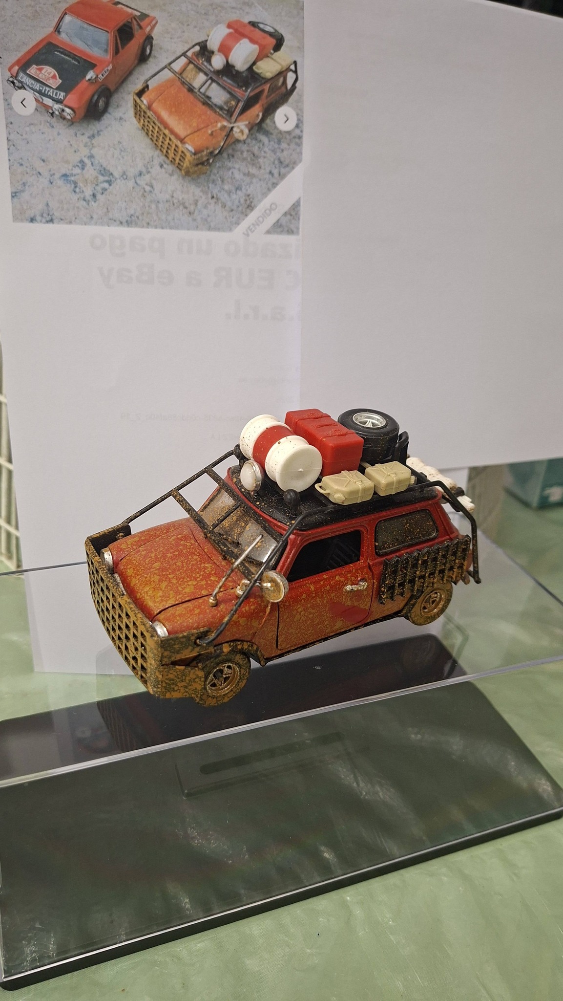 Mini Cooper Mato Grosso rally.Polistil.1/25
