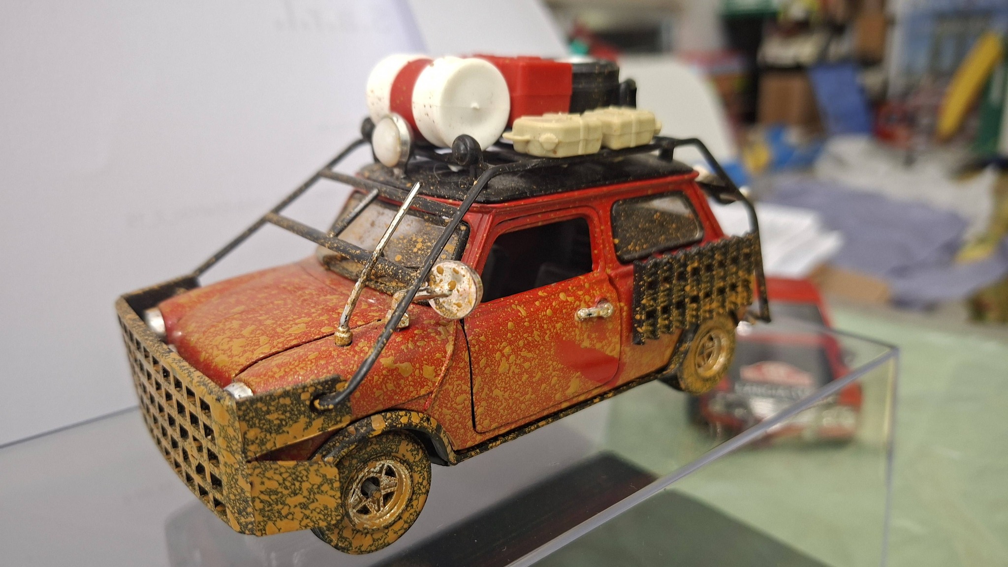 Mini Cooper Mato Grosso rally.Polistil.1/25