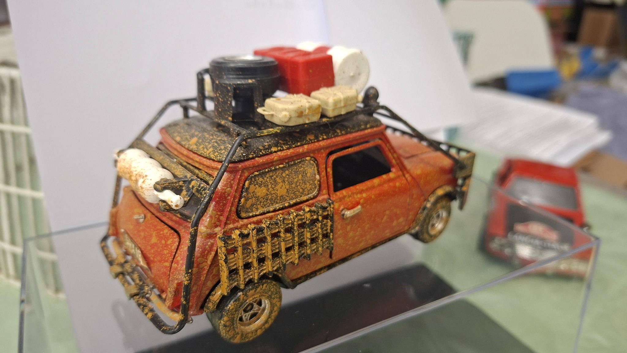 ミニカー Polistil No.582 Mini Cooper Mato Grosso Mini Cooper Mato Grosso rally.Polistil.1/25