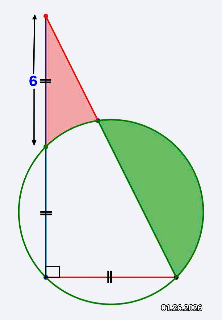 Geometria Super Top | Given a circle intersecting a right-angled ...